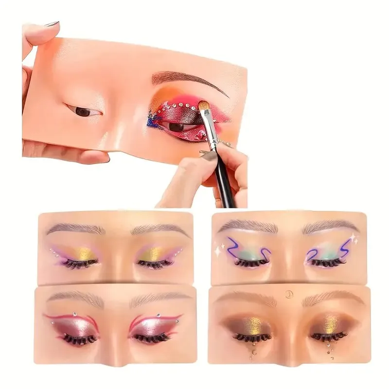 

Reusable Silicone Tattoo Practice Eye Pad – Realistic Skin Texture for Tattoo Training, Beginner & Pro Artists (