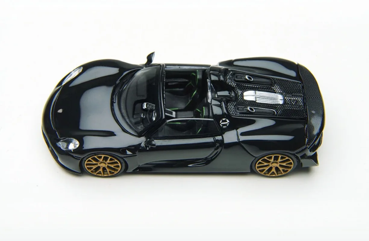 TM Diecast 1/64 مقياس بورش سبيكة نموذج سيارات بورش 918 اللعب مع الصندوق الأصلي لعبة سيارات لعبة