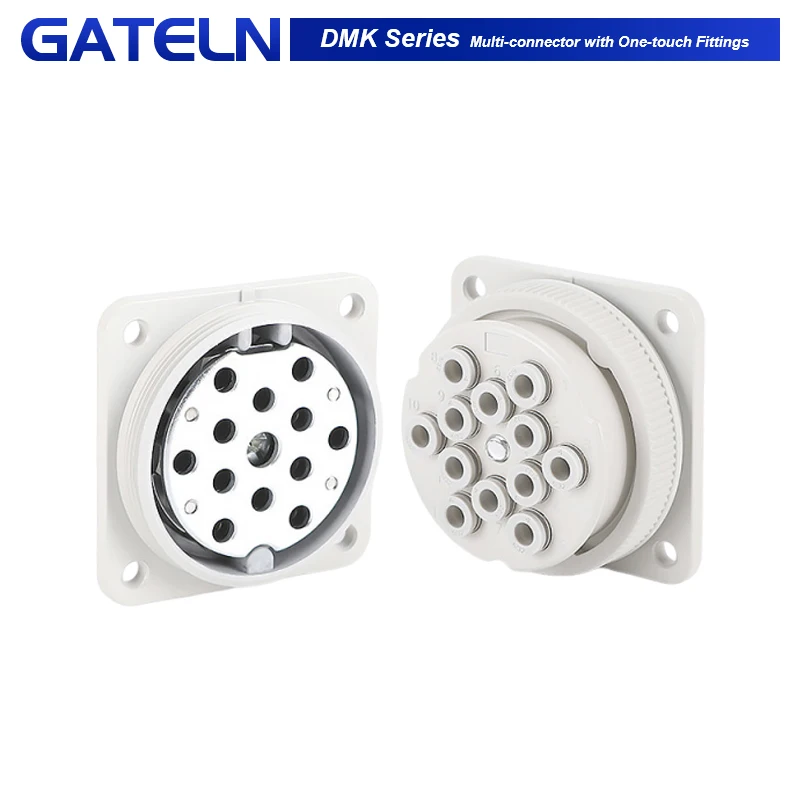 

Pneumatic Coupling DMK12-04 DMK12P-04 DMK12S-04 Multi-connector with One-touch Fittings
