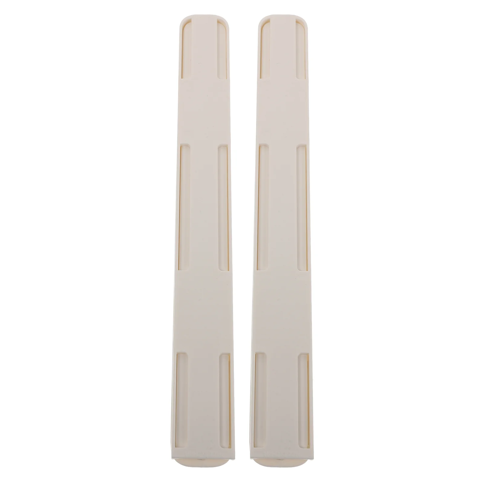 2pcs White Self adhesive Drawer Slide Rails for Kitchen Bedroom Cabinet Wardrobe Storage Box Track Guides Easy Install