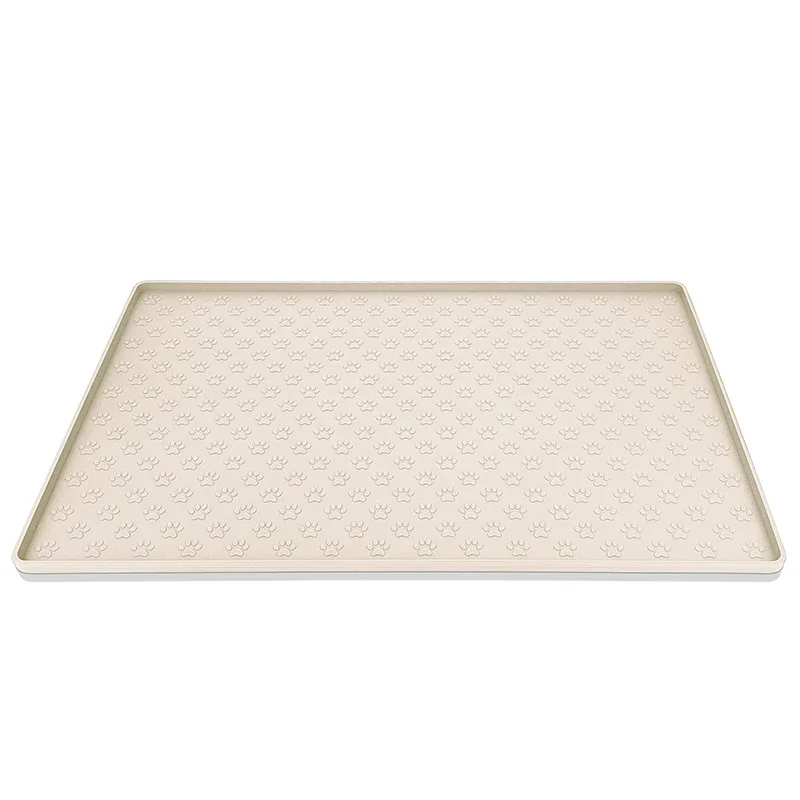 NONE Pet Tischset Hundefutter Schüssel Matte Katze Futter Matte Katze Hund Trinken Fütterung Tischset Silikon Wasserdichte Haustier Schüssel Pad Feeder Matten 3