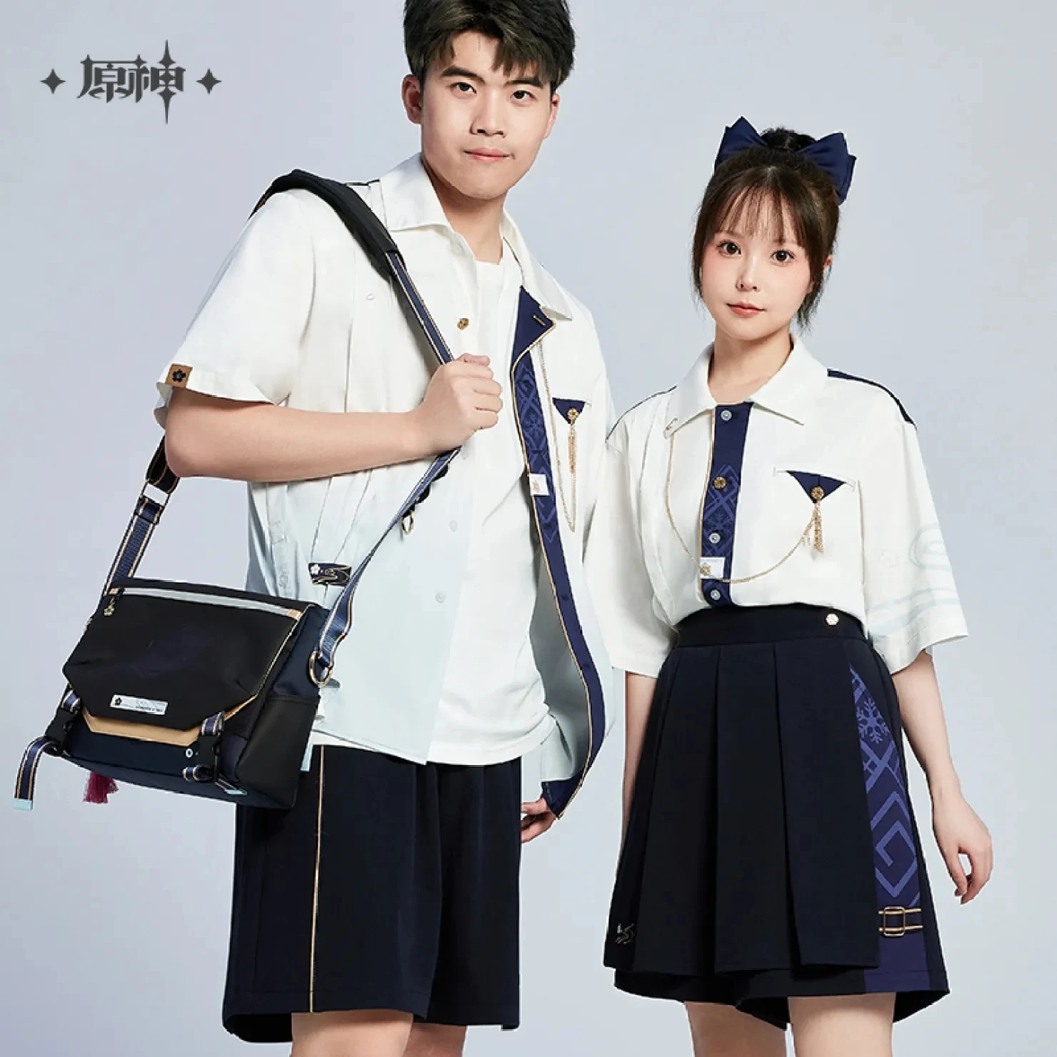 

[Genuine] Anime Game Genshin Impact Kamisato Ayaka Cosplay Bottoms Fashion Couple Shorts Acrylic Pendant Adult Pants XS-XXXL