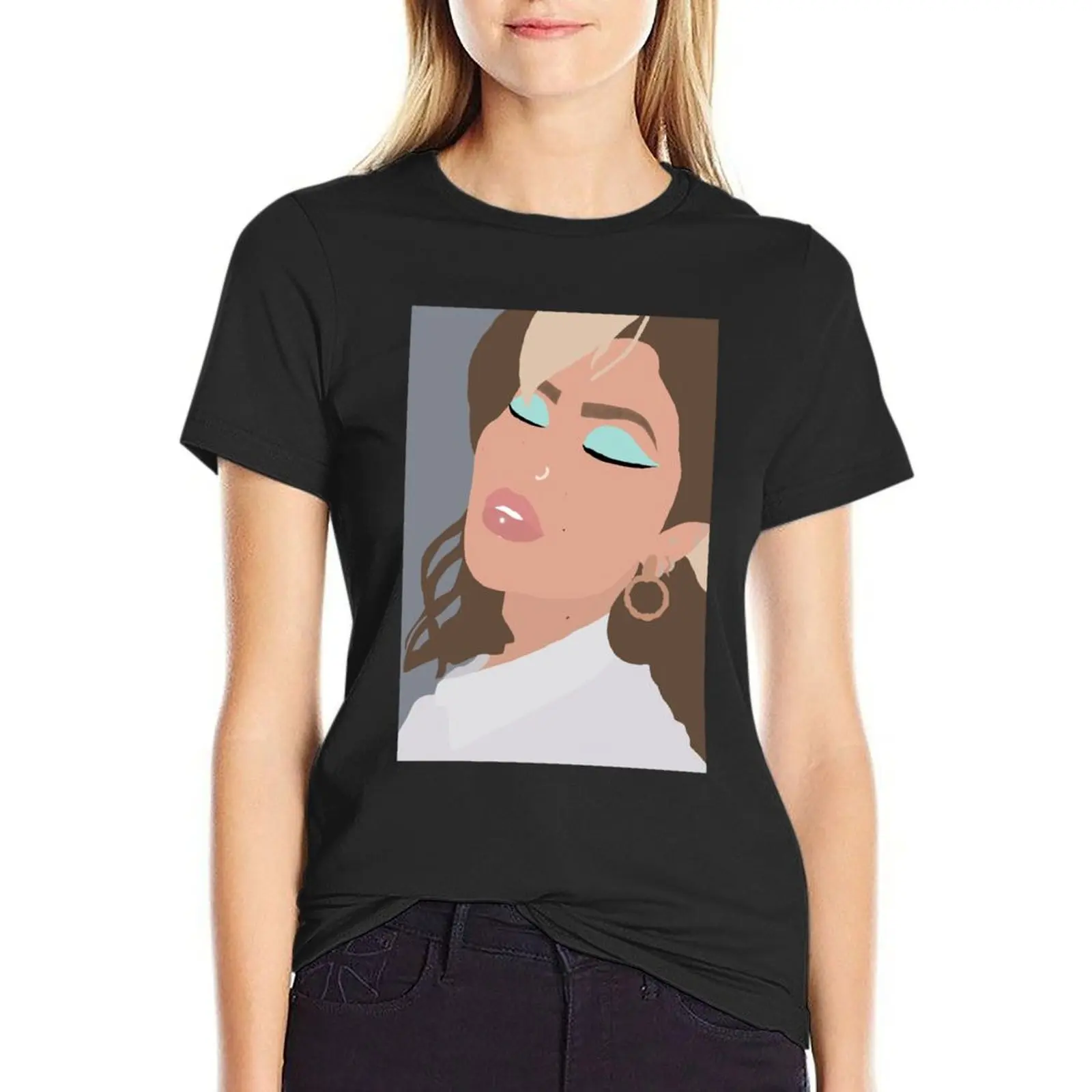 

Jamie Genevieve T-Shirt female tees korean fashion cute clothes luxury designer clothing Women