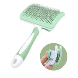 Pet Hair Shedding Comb Dog Cat Brush Grooming Long Hair Indoor Cats Brush Hair Remover Cleaning Beauty Slicker Pet Supplies