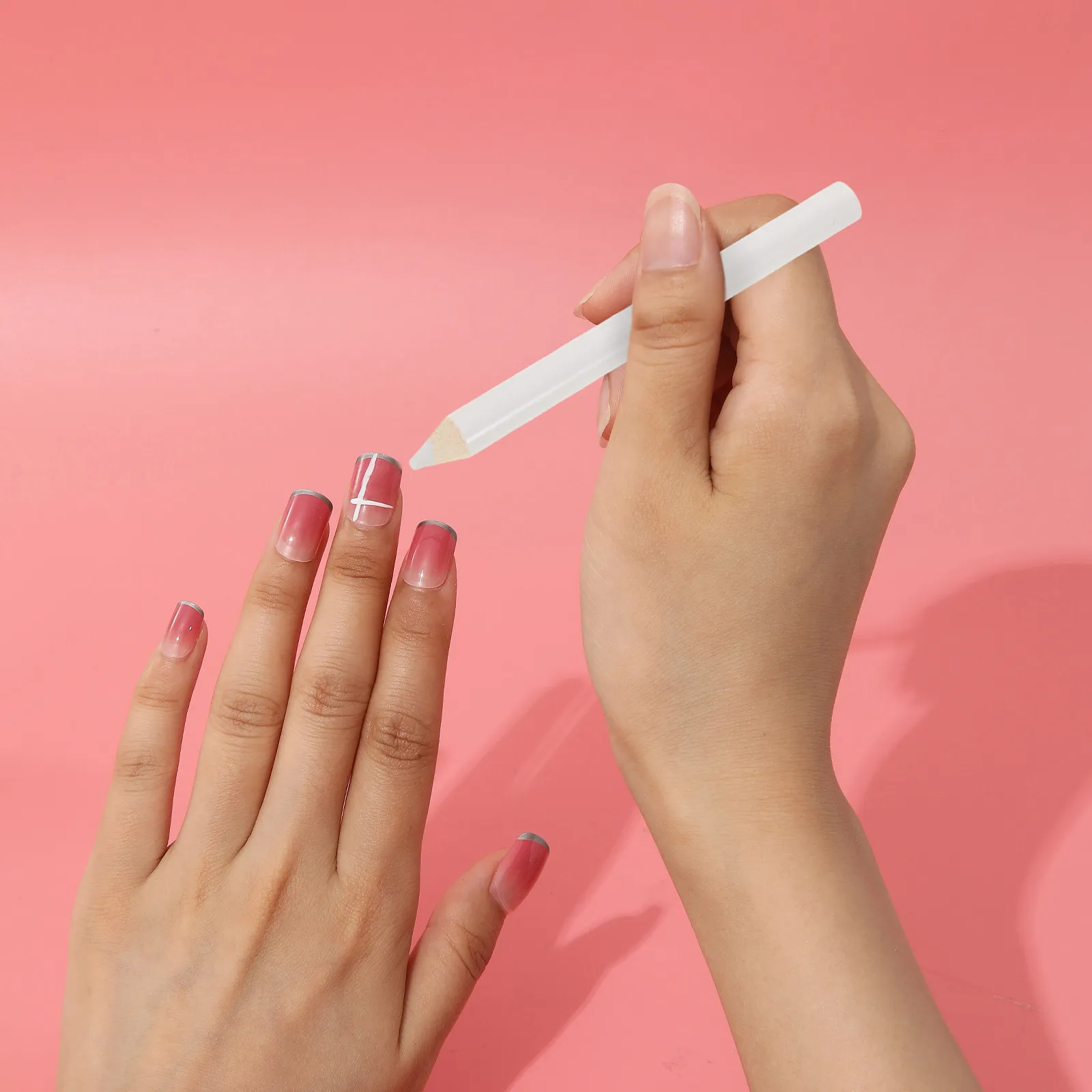 50 unidades de bolígrafos recogedores de diamantes de imitación, herramienta autoadhesiva para recoger cristales, para decoración de uñas, costura y marcado de tela, lápiz blanco