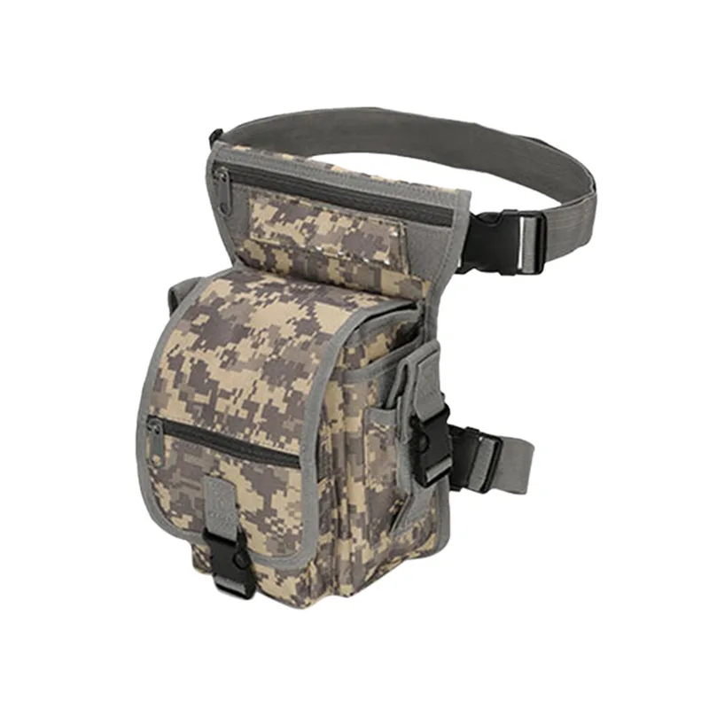 EDC Tactical Drop Leg Bag Tool Fanny Thigh Pack Hunting Bag Waist Pack Motorcycle Riding Men Molle Waist Packs