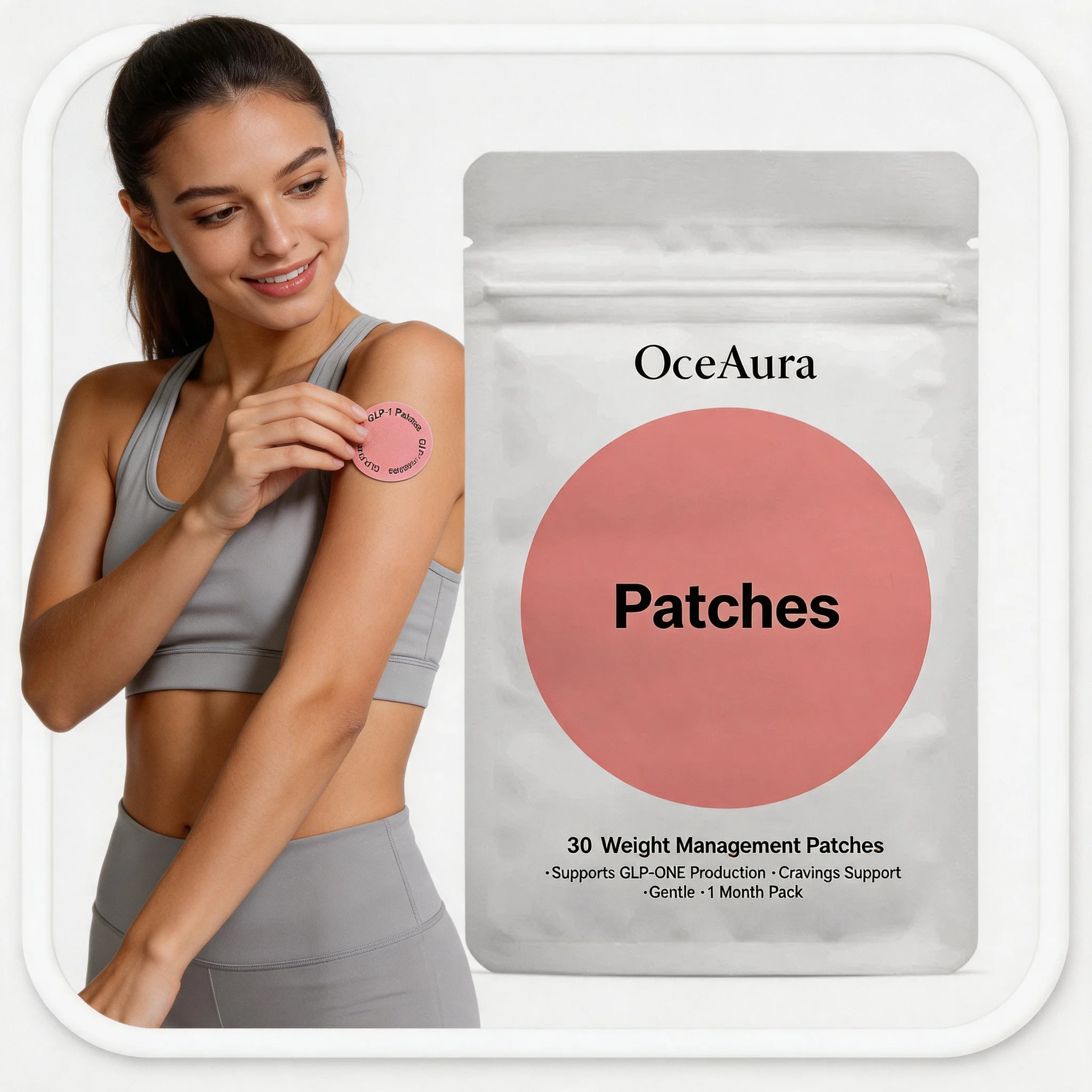 Body Care Patch, mild and skin-friendly, tightens skin, improves body comfort, lightweight feeling, easy and convenient to use