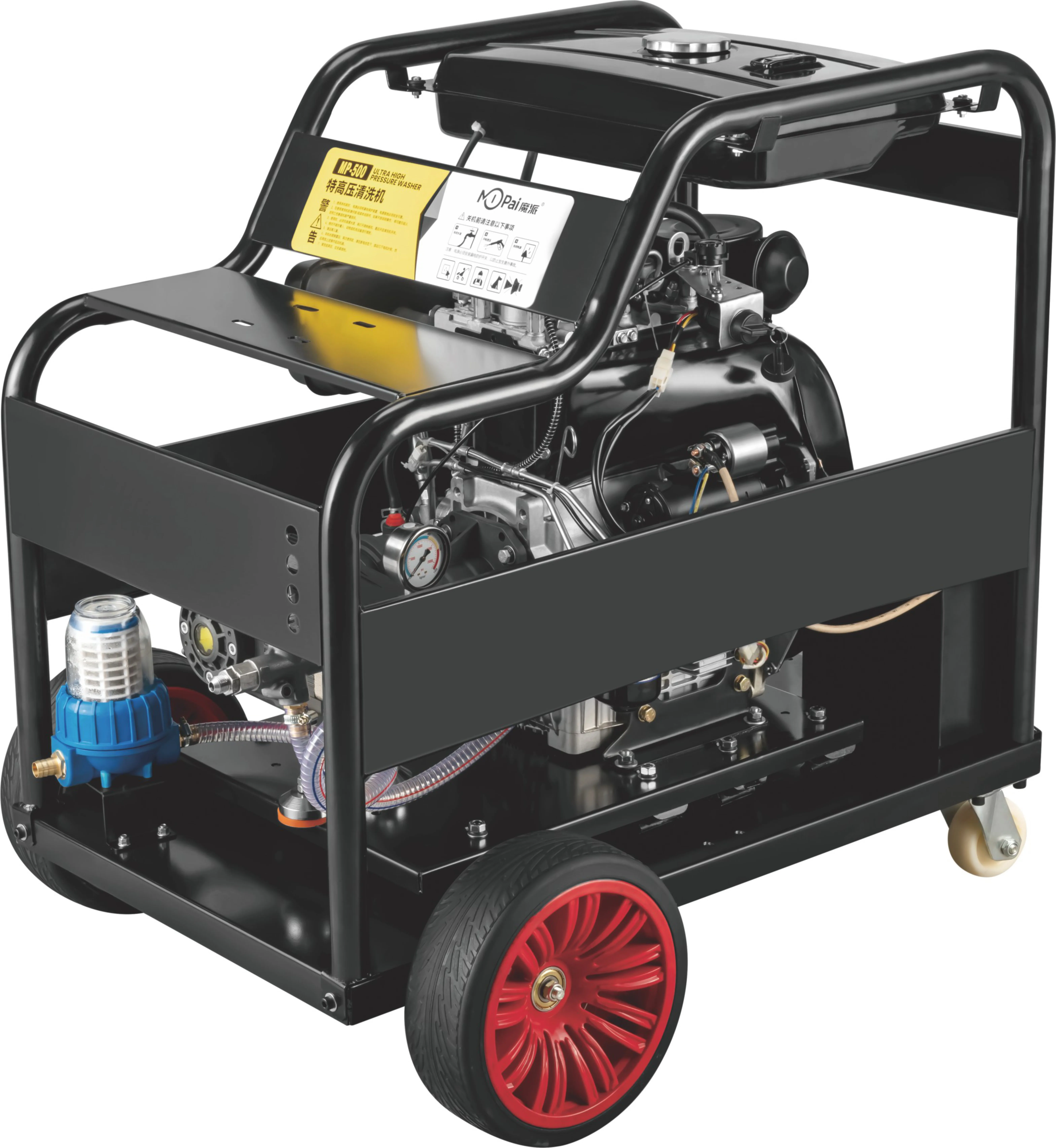 

24 HP Petrol 500 bar Cold Water Industrial Water Jet Cleaning Machine Hydro Blasting Machine