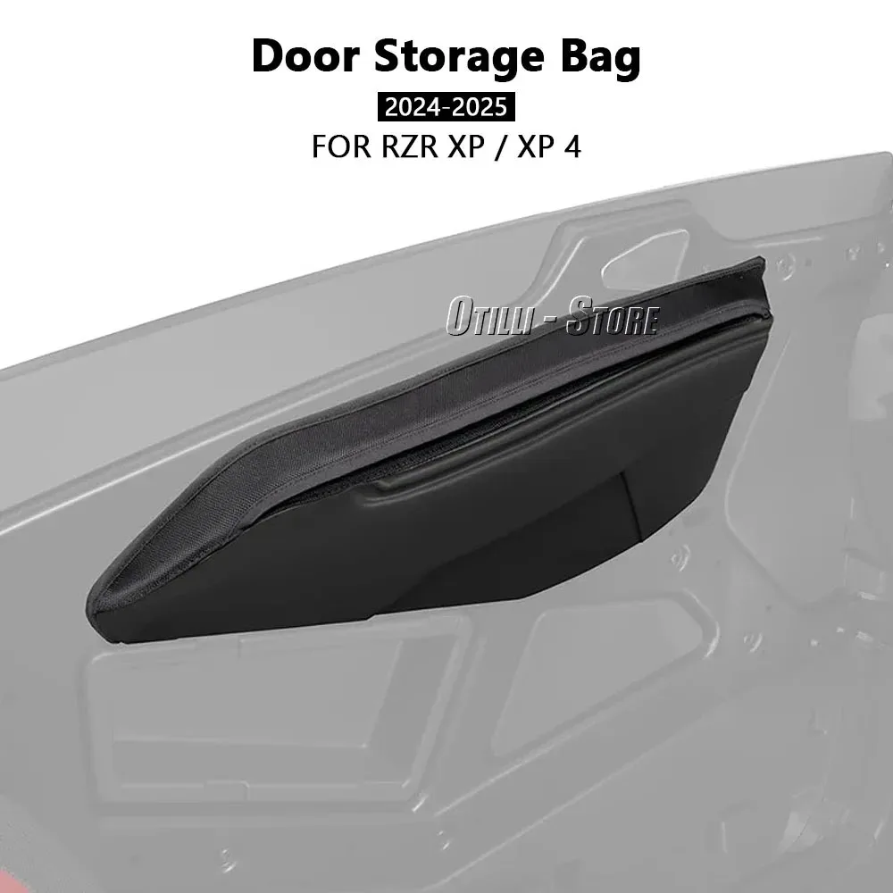 For Polaris RZR XP 1000 XP 4 1000 UTV Accessories One Pair Front Door Storage Bags Waterproof Black 2024 2025