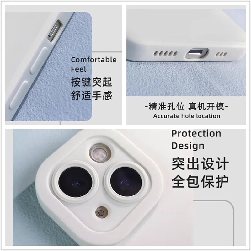 For Xiaomi Poco X6 Pro Case Poco X6 M6 Pro 4G Cover Soft Angel Eyes Liquid Silicone Protective Phone Cases Poco X6 Pro Funda