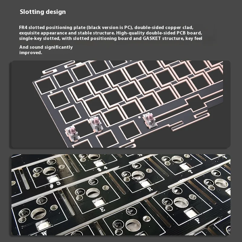 2024 New Al70 Three-Mode Bluetooth Cnc Aluminum Alloy Mechanical Keyboard Rgb Light Bump Bead Quick Release Boy Gaming Keyboard