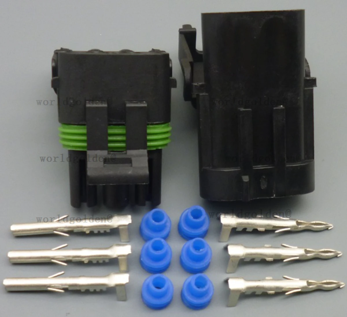 12015793 12010717 3Pin Waterproof Harness Terminal Connector for GM, Build Wiring Links To Substitute Aged Original Plugs