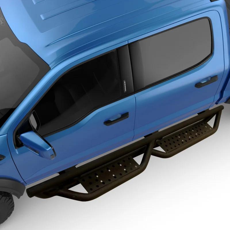 

Zolionwil Iron Electrophoresis Sand Black Running Board Side Step for 2007-2018 Wrangler JK 4 Door