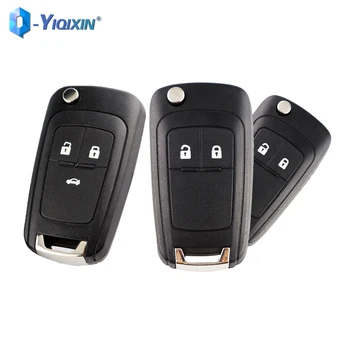 YIQIXIN 접이식 2/3 버튼 자동차 키 커버 Opel/Vauxhall Astra J Zafira B C Insignia Mokka Adam Cascade Karl Corsa Meriva