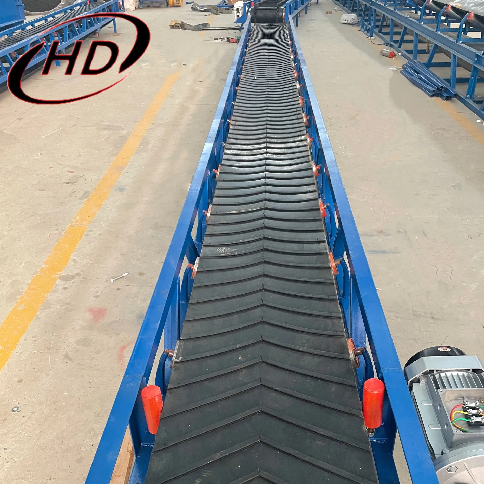 

Width 600mm V Shape Fixed Belt Conveyor for Mining Sand Brick in Indonesia