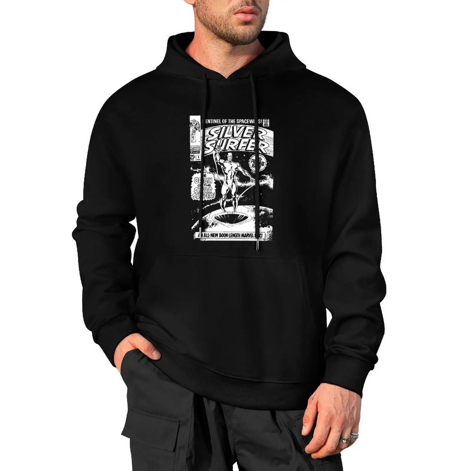 

SILVER SURFER- JOHN BUSCEMA Pullover Hoodie korean clothes winter clothes men's coat men's clothing anime hoodie