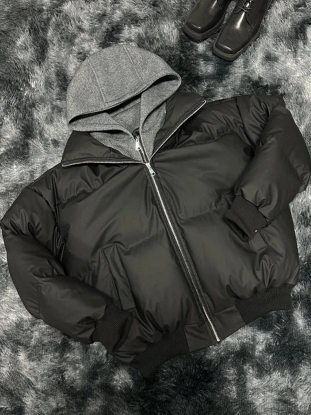 

Мужская зимняя куртка-худи из хлопка American Sle Thiened, на молнии, теплая, повседневная, свободного кроя, для молодежи