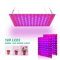 169/81 LED Plant Grow Light Full Spectrum Veg Bloom Lamp Indoor Plant Growing Light Greenhouse Garden US/EU Plug