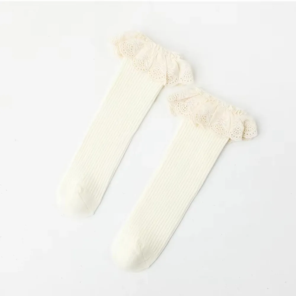 

Dress Cotton Princess Stockings Lace Stuff Soft Long Socks Calf Socks