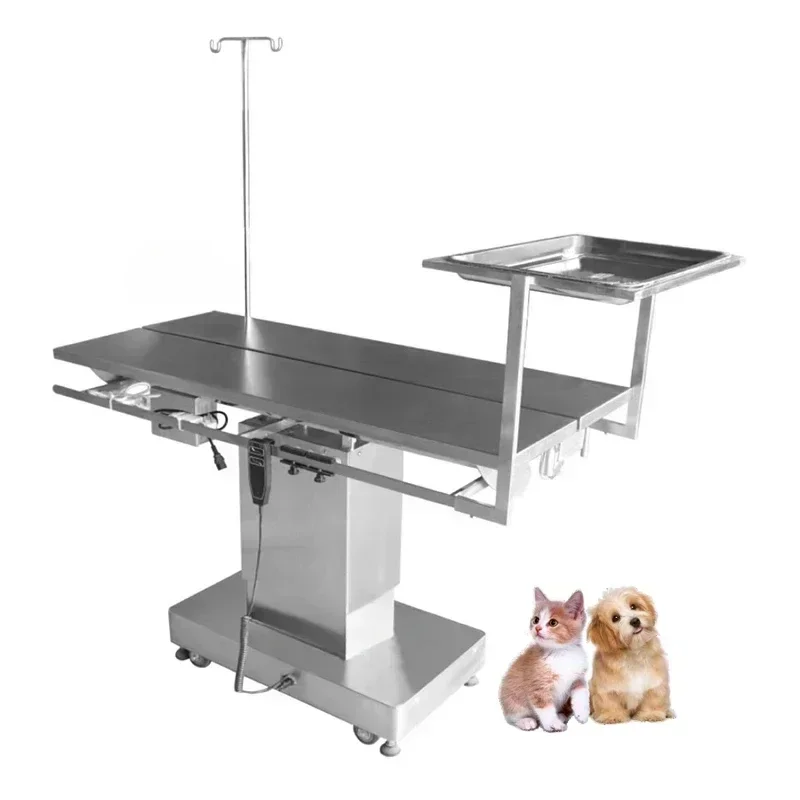 For V-Top Surgical Electric Veterinary Operation Table 304 Stainless Steel Pet Operating Table Animal Surgery for Vet