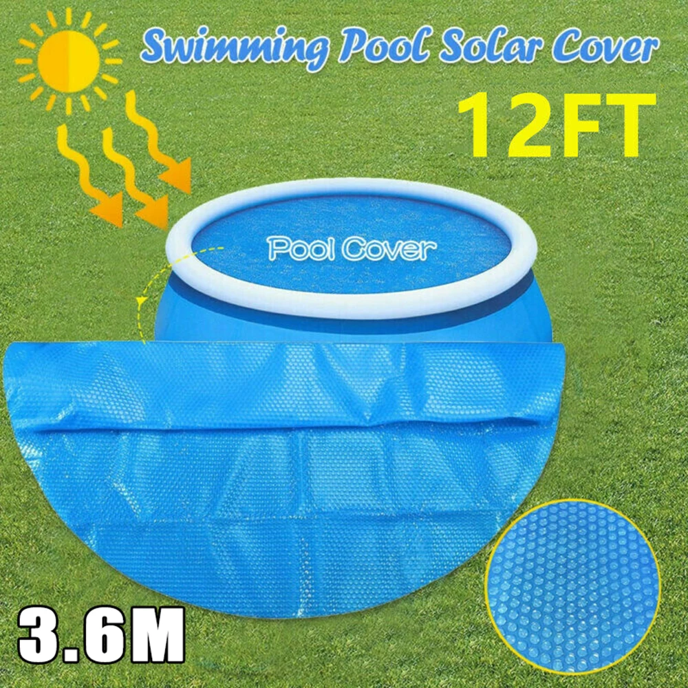 Solar Swimming Pool Cover Yard POOL COVER ROUND PADDLING SWIMMING 2.4m3m6m Dustproof Insulation Outdoor Living