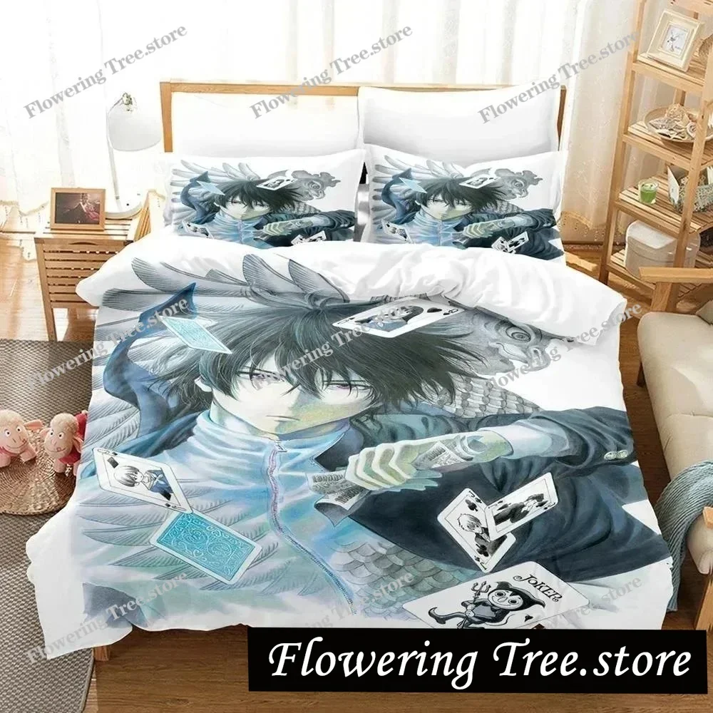 

Fashion 3D Printed Anime Tomodachi Game Bedding Set Single Twin Full Queen King Size Bed Set Aldult Kid Bedroom Duvet Cover Sets