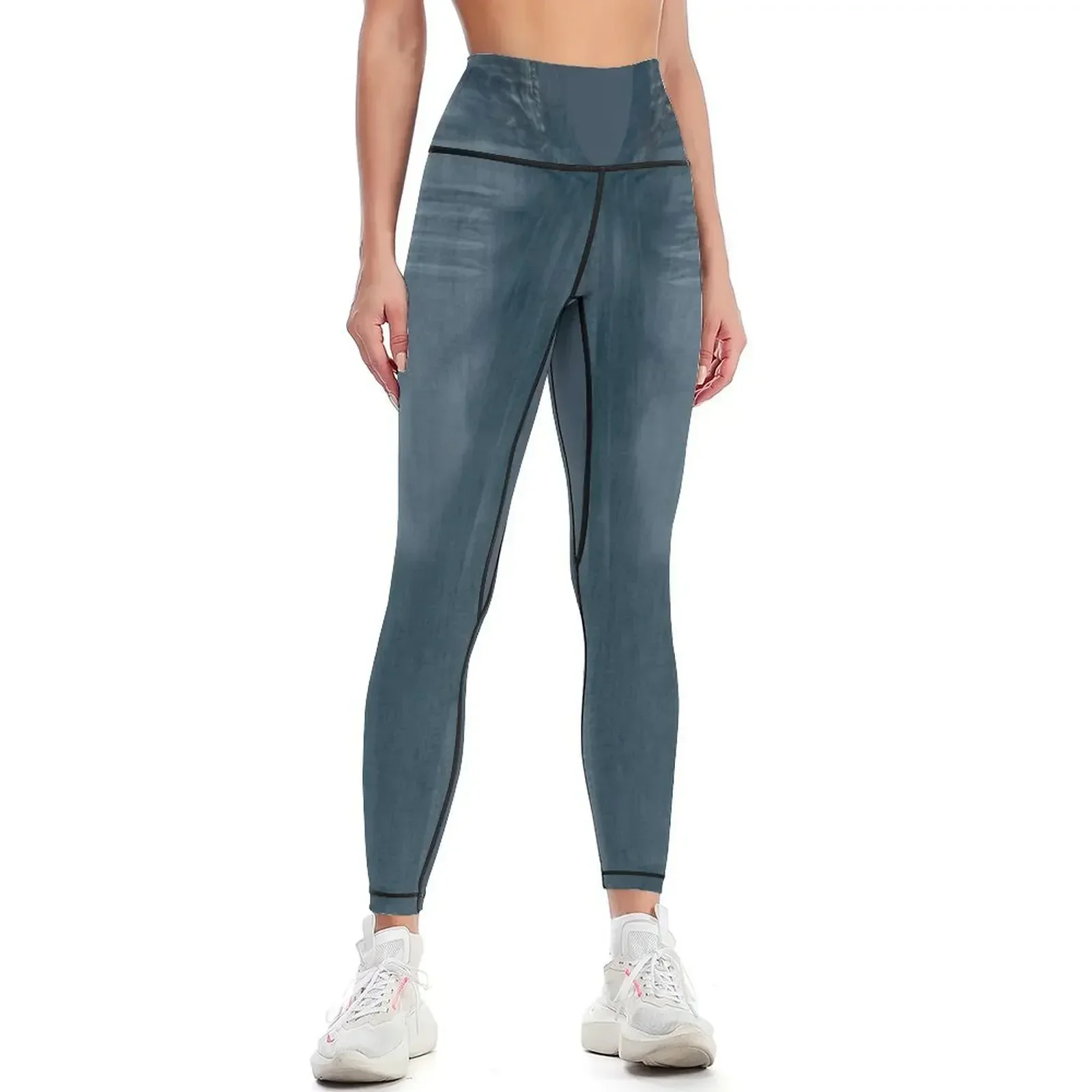 

Blue Jeggings Creased Leggings legings for fitness Tight fitting woman Golf wear legging pants raises butt Womens Leggings