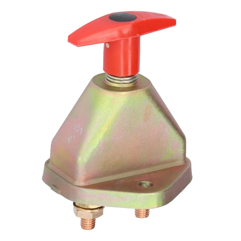 

JK451 Battery Isolator Switch Heavy Duty 12-24V Master Disconnect Switch Leakage Easy Installation Power Kill Cutoff
