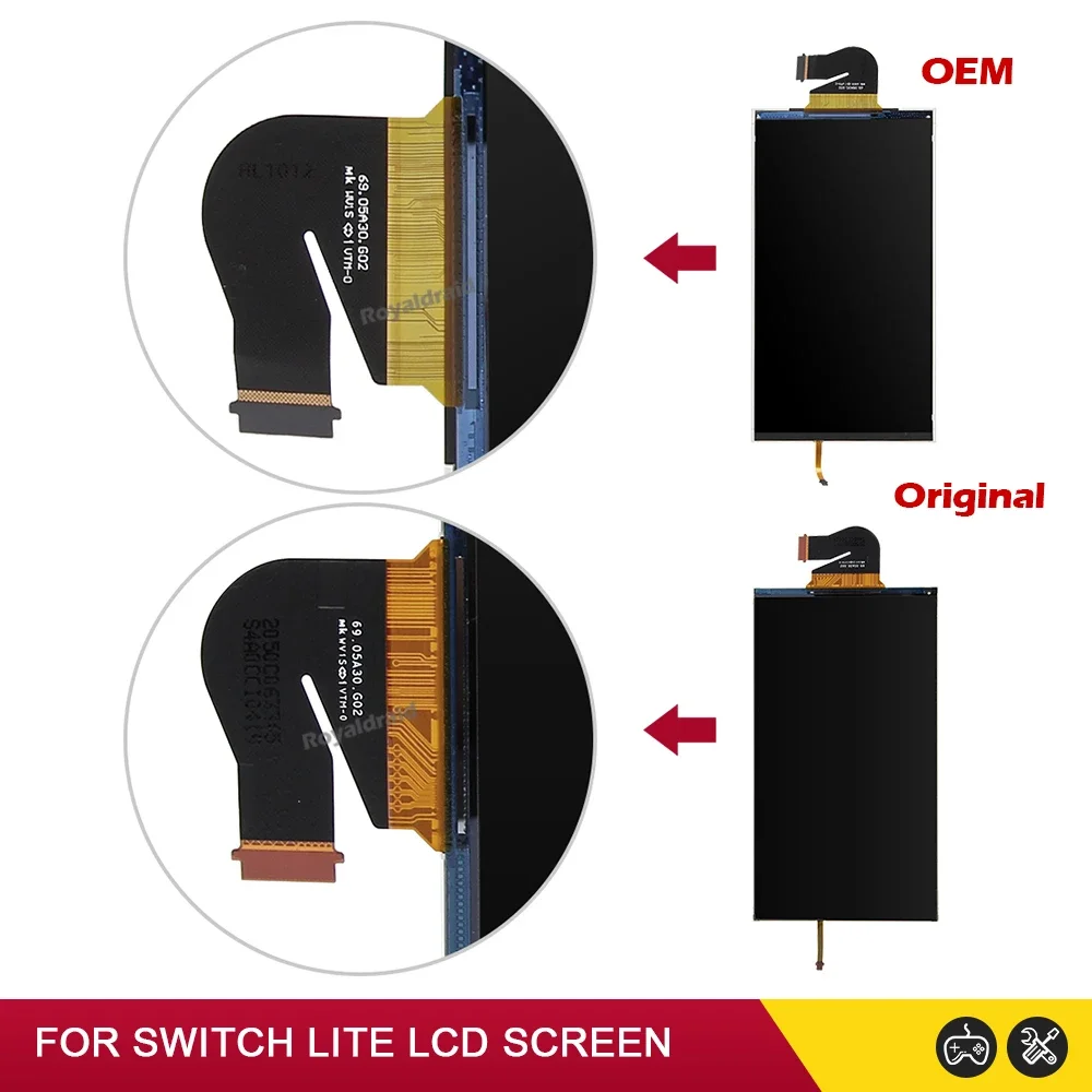 Original/OEM Replacement LCD Display Screen for Nintend Switch Lite LCD Screen Digitizer For Switch Lite LCD Game Console Access