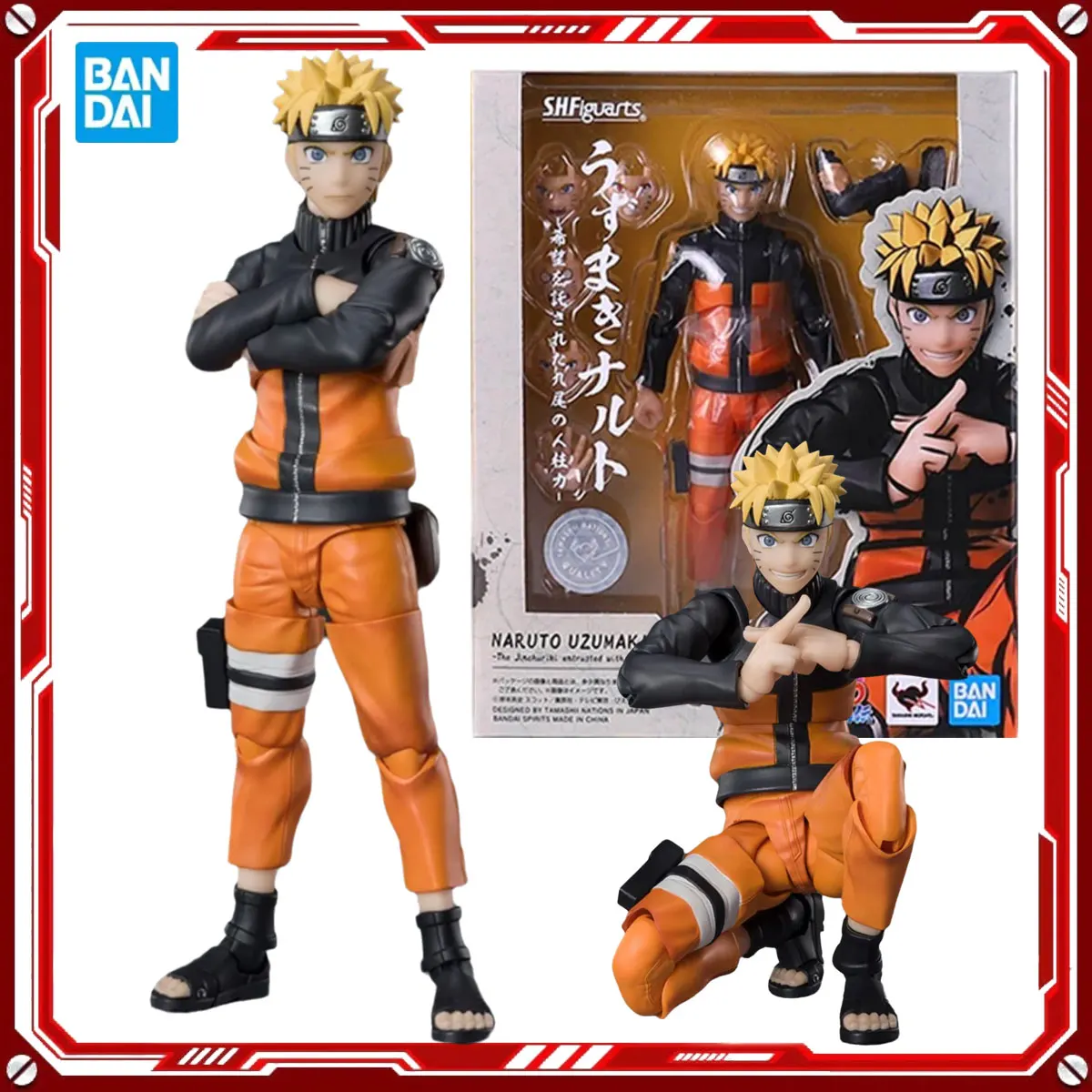 

Bandai натуральная аниме-модель Наруто, наборы Узумаки Наруто 2,0, игрушки Shf, фигурка в сборе, модель, подарок для детей, рождественский подарок