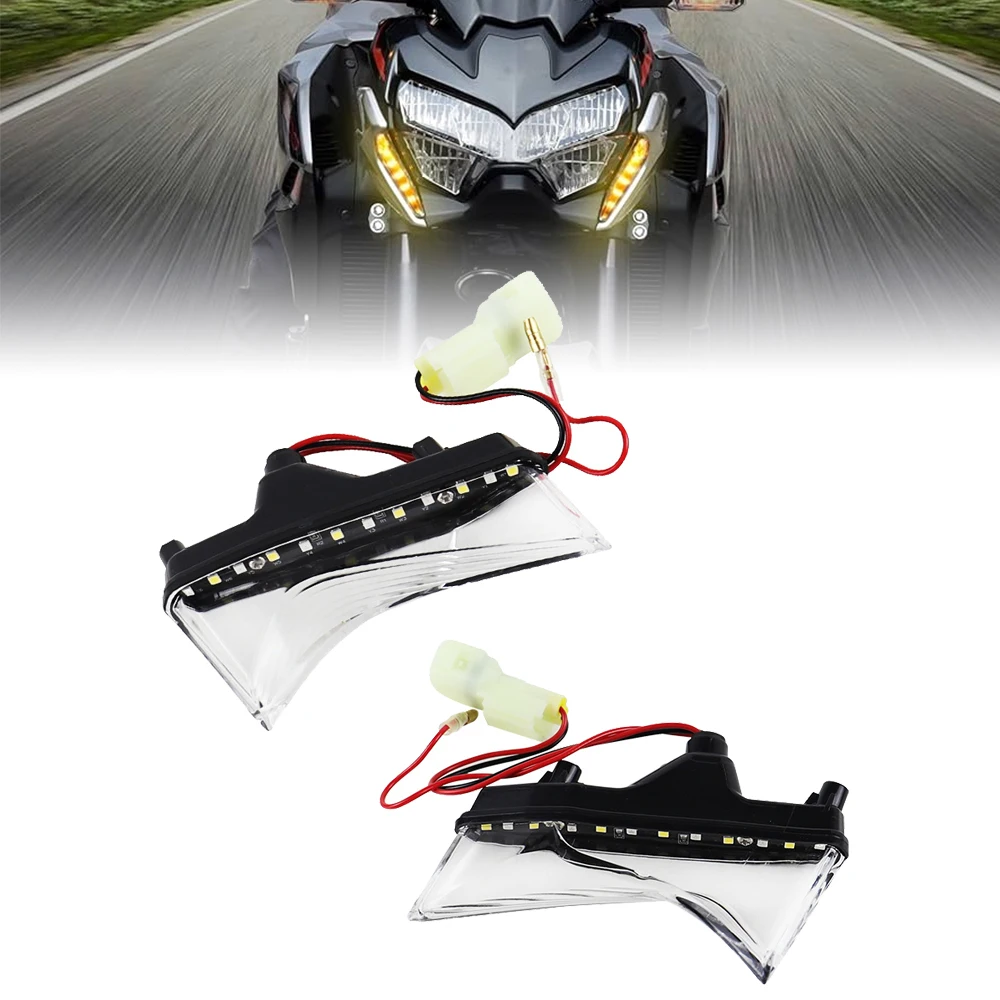 

Светодиодный передний указатель поворота DRL для KAWASAKI Z900 2020 2021 2022, аксессуары для мотоциклов