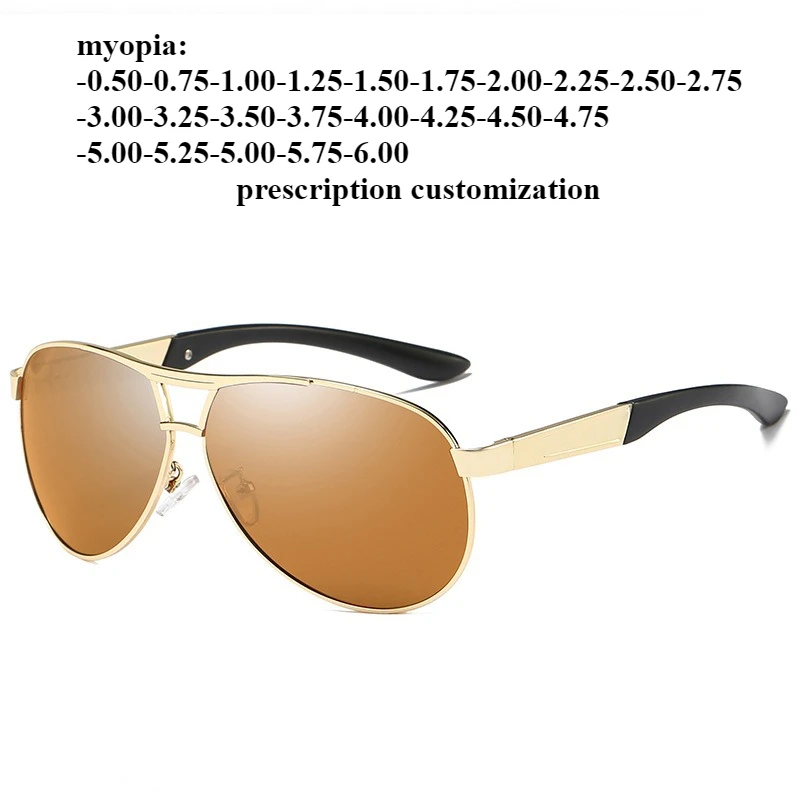 

63-12 New sunglasses Spring legs Polarized sunglasses Classic toad glasses Driving glasses Men's myopia has degrees