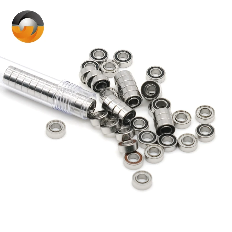 10PCS SR144TIZN8 Bearing 3.175x6.35x2.38mm High Speed Handpiece Turbine Ceramic Laboratory Bearings for NSK RUCA