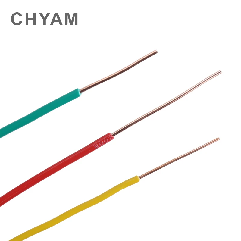 1 Meter 1M 4/6mm2 Square Single Strand Copper BV Core Wire Flexible Hard Wires Household Home Decoration