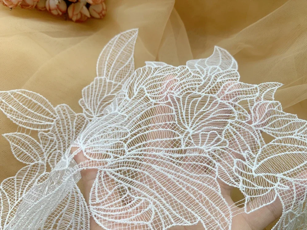 

3Yards/Lot High Quality Thin Lace Trim Edge, Handmade DIY High Definition, Wedding Headdress,background Decoration Accessories