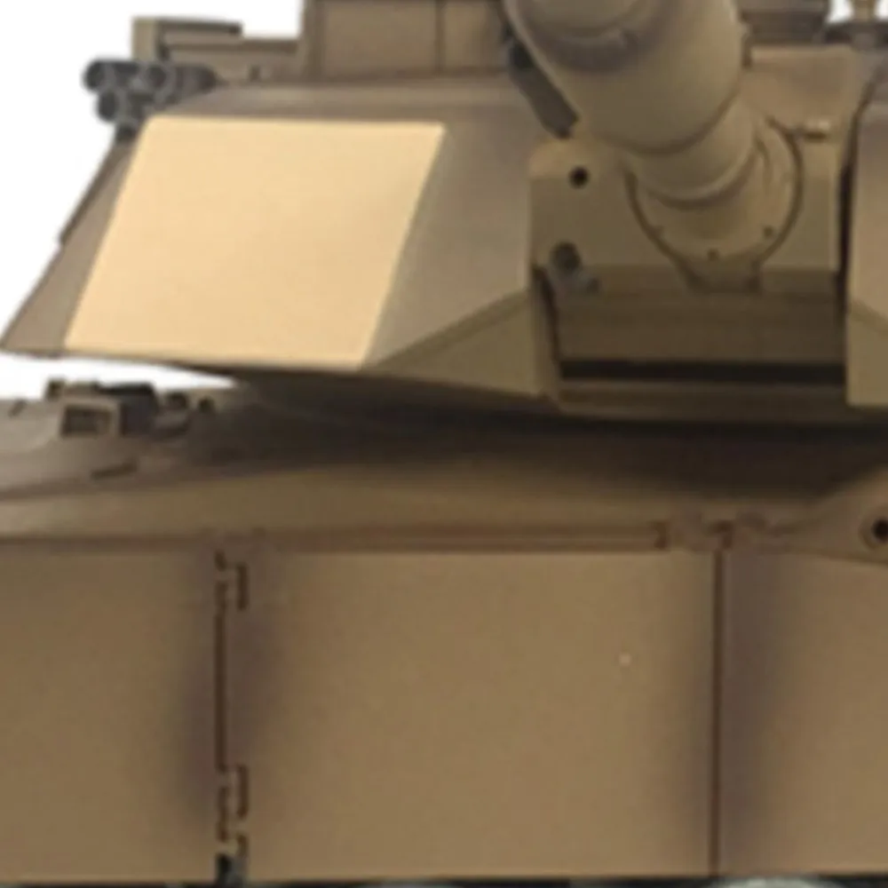 

US Sale Henglong 1/16 7.0 Abrams RTR RC Tank 3918 360° Turret Barrel Recoil Metal Track