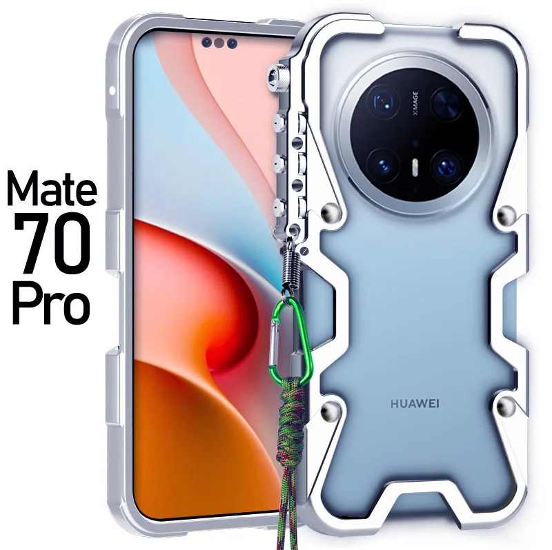 FOR mate70pro phone case Metal phone case mate70pro+ protective case individual anti-fall full package