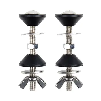 Upevňovací fitinky pro splachovací nádržku toalety k míse, těsnicí sada, spojovací šrouby, kryt sedátka toalety, upevňovací šrouby pro přístup k toaletě 10 nejlepší prodej šrouby na toaletní sedátko - №9