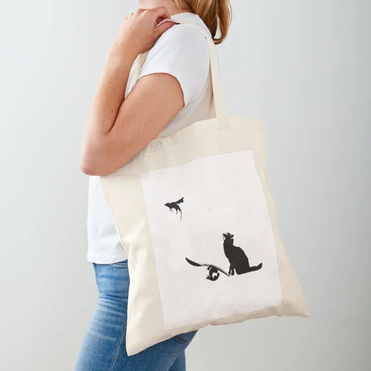 

Banksy Cat And Super Mouse Tote Bag Customizable tote bag Custom bag custom bags shopper women