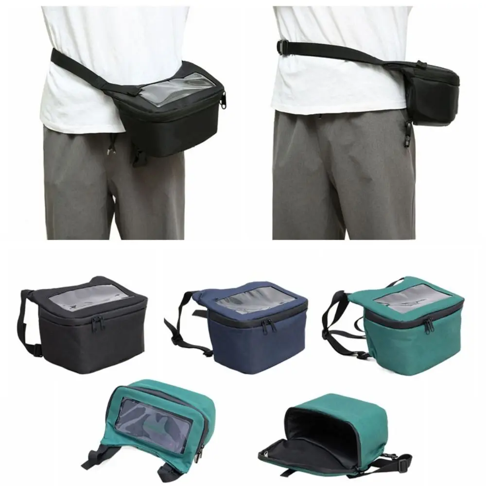 

Viewing Window Mountain Bike Bag Storage Bag Large Capacity Motorcycle Electric Scooter Bag Durable Waterproof Bicycle Front Bag