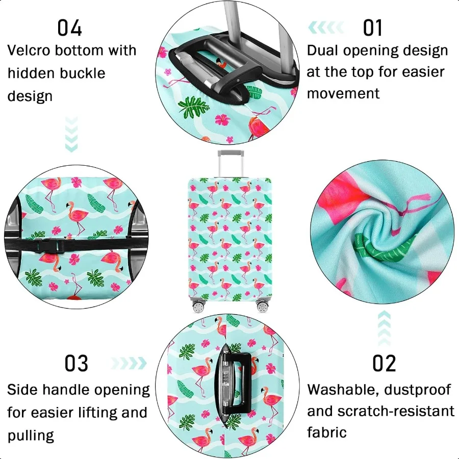 Lage Cover for Suitcase Elastic Suitcase Cover Protector Carry On Lage Sleeve Anti Scratch Travel entials Fits 2022 Lage