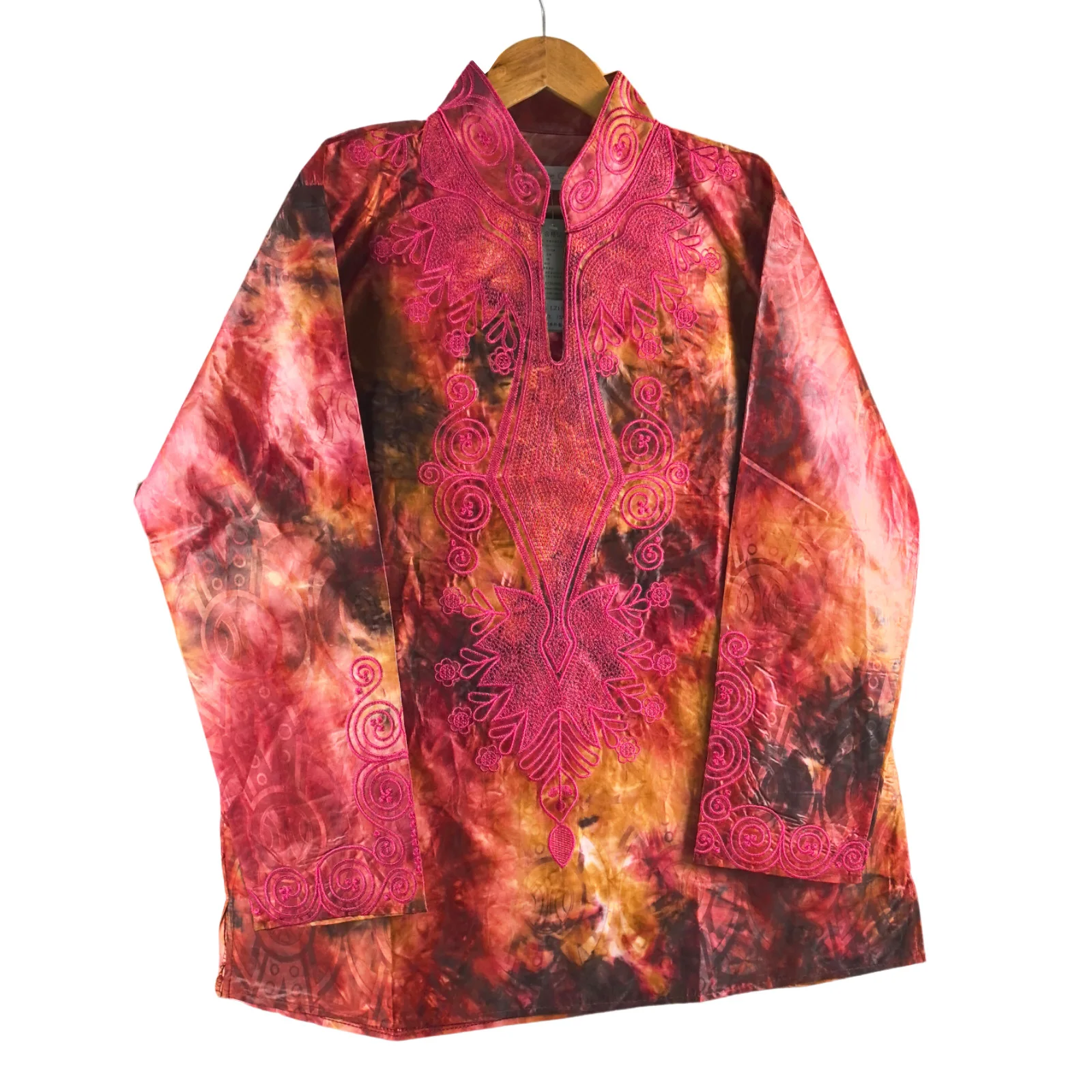 African Clothes For Man Bazin Riche Embroidery Design Top Long Sleeve