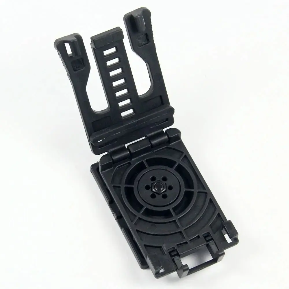 8-gear Large Belt Clip Mouting Screw 360 Degree Rotation Plastic Quick Clip Buckle Lightweight DIY Sheath Quick Clips Belt