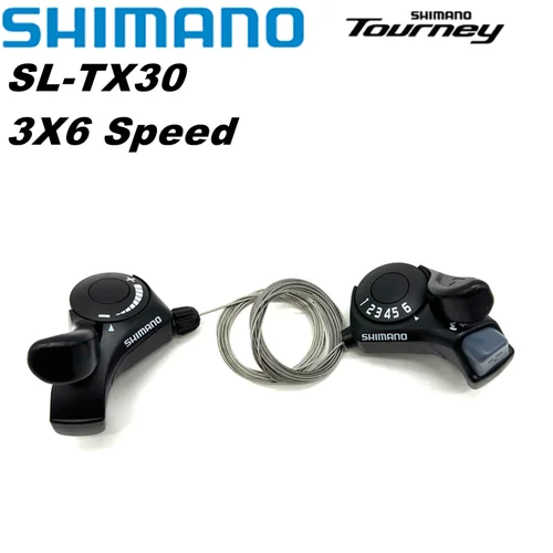 Imagen 2 del producto Shimano Tourney SL TX30 palancas de cambio de bicicleta de montaña 6/7s 18/21s palancas de cambio de velocidad palanca de cambios de bicicleta Compatible