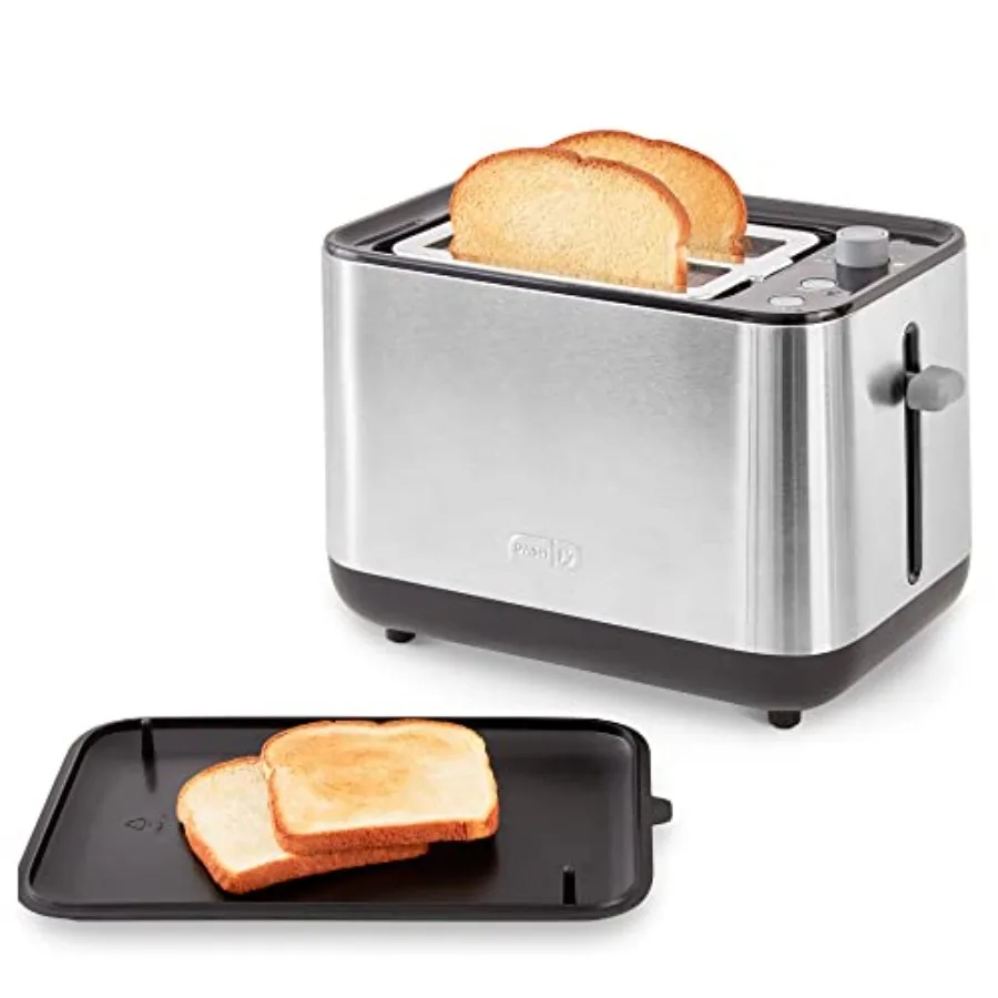 

SmartStore® 2-Slice Toaster - Five-Browning Levels Extra-Wide Slots and Compact Size - Included Storage Lid - 1-Touch Bagel and