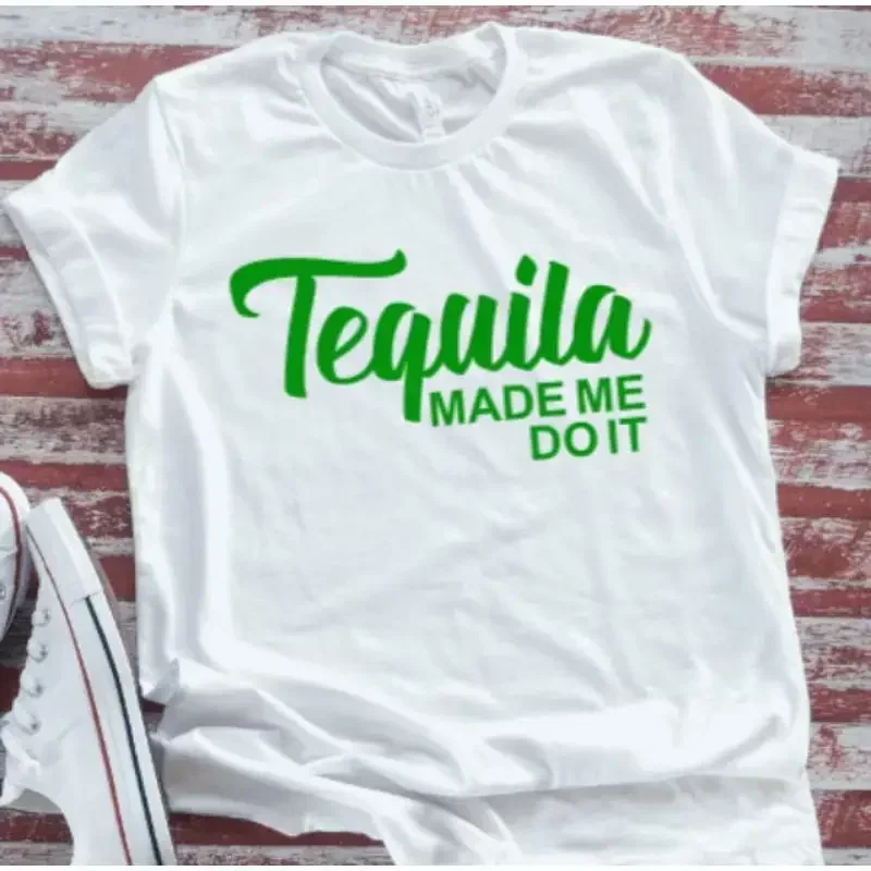 La tequila m'a fait faire ça - T-shirt blanc