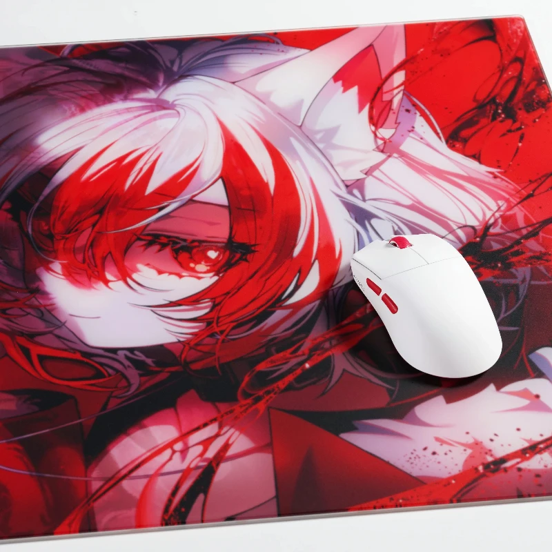 Anime E-Sports Mousepad Replica Edition Tempered Glass Customized Large Size Anti Slip Peripherals E-sports Office Mousepad DIY
