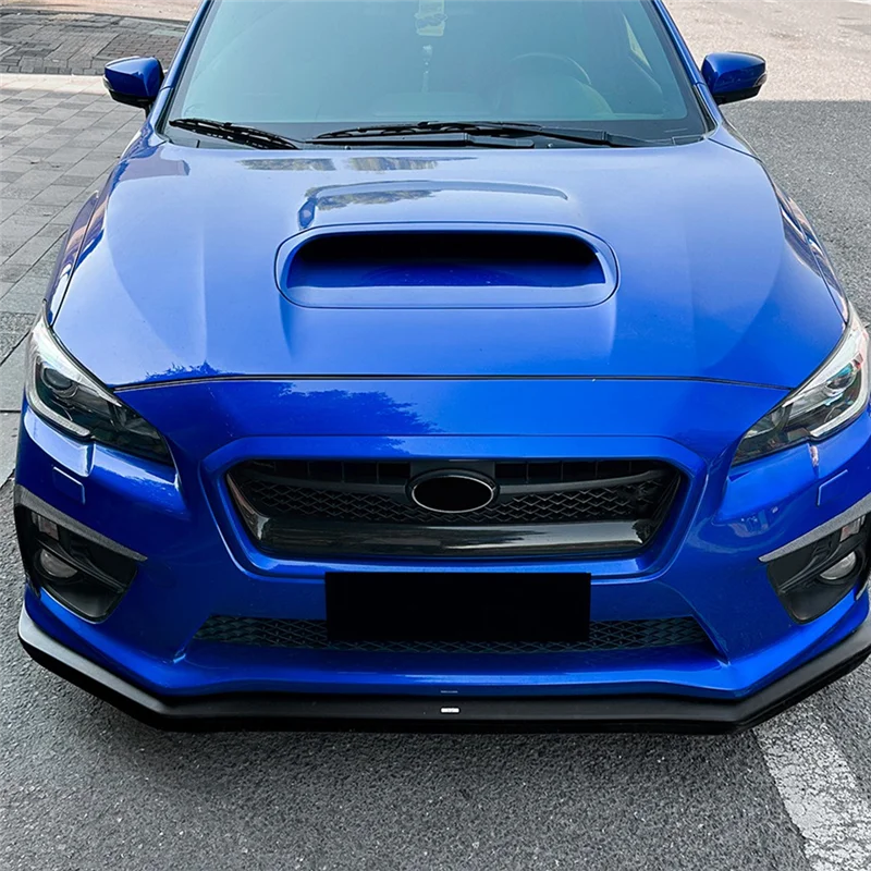 أفضل بيع المصد الأمامي للسيارة الفاصل المفسد الضباب مصباح المفسد غطاء الكسوة لسوبارو WRX STI VA 2014-2016 #4
