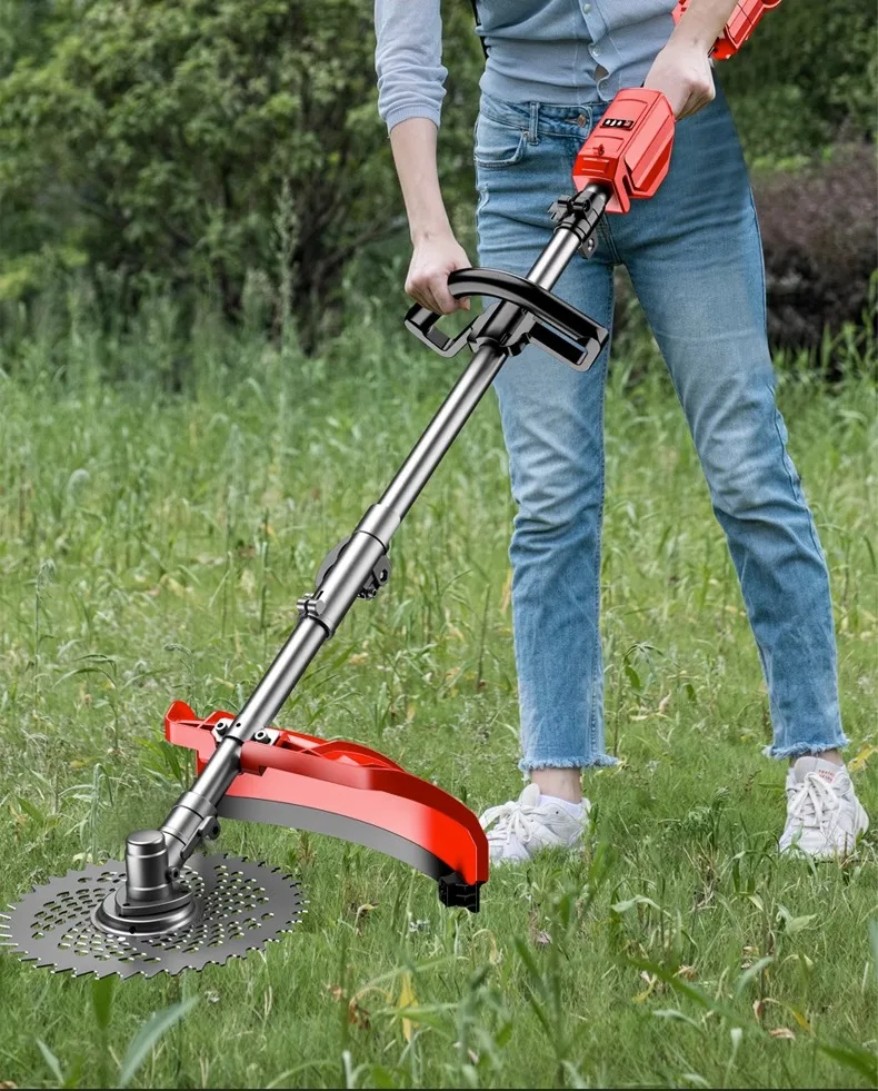 Agricultural lawn beater Brushless electric lawn mower High power backpack lithium battery brush cutter 48V rechargeable