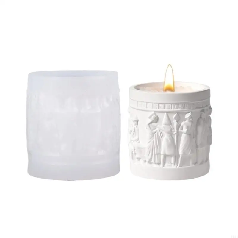 

Гибкая силиконовая форма для рукоделия для смолы Hastings Battle и декоративных контейнеров для свечей, украшение дома,